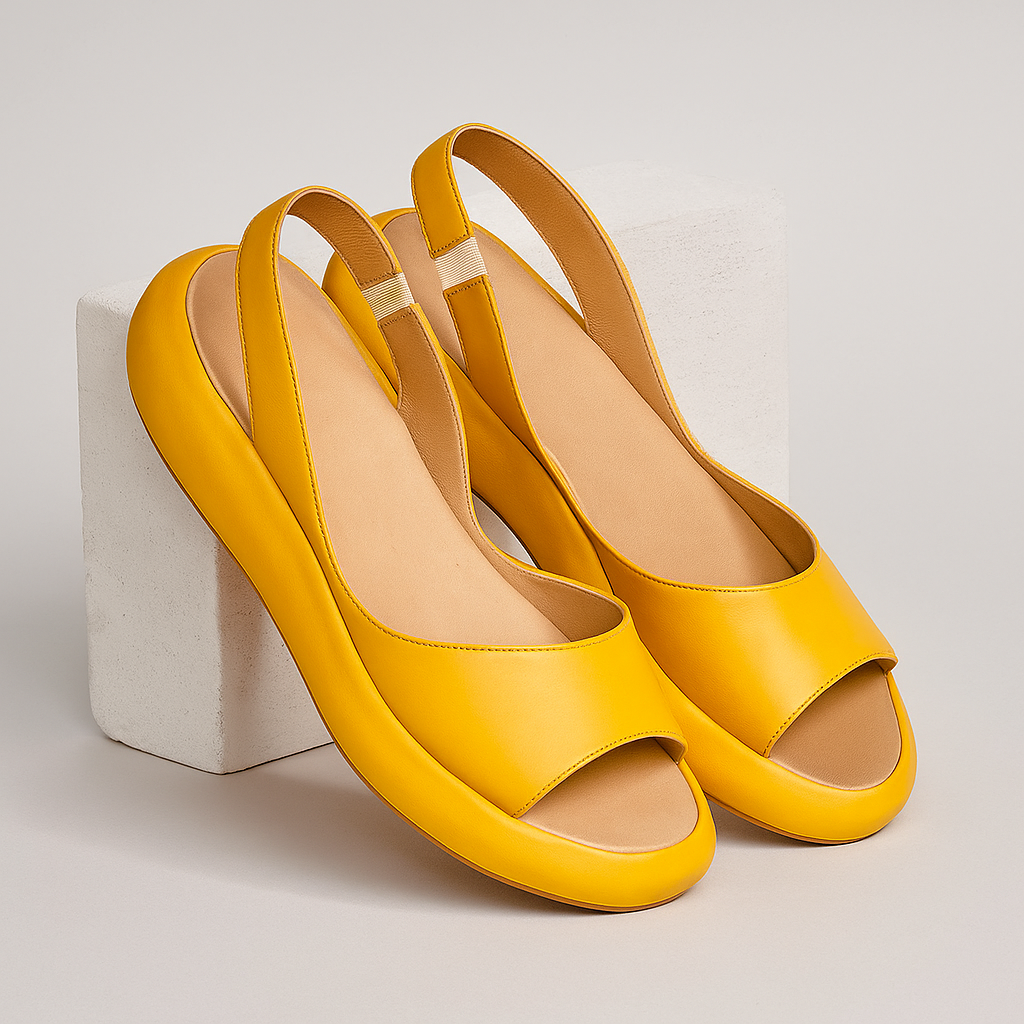 Everyday Comfort Open-Toe Flats