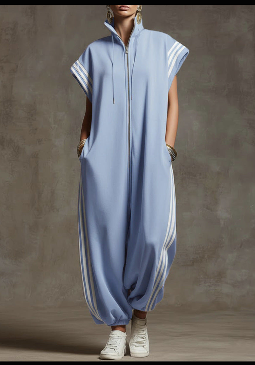 Valentina | Zip Neck Jumpsuit