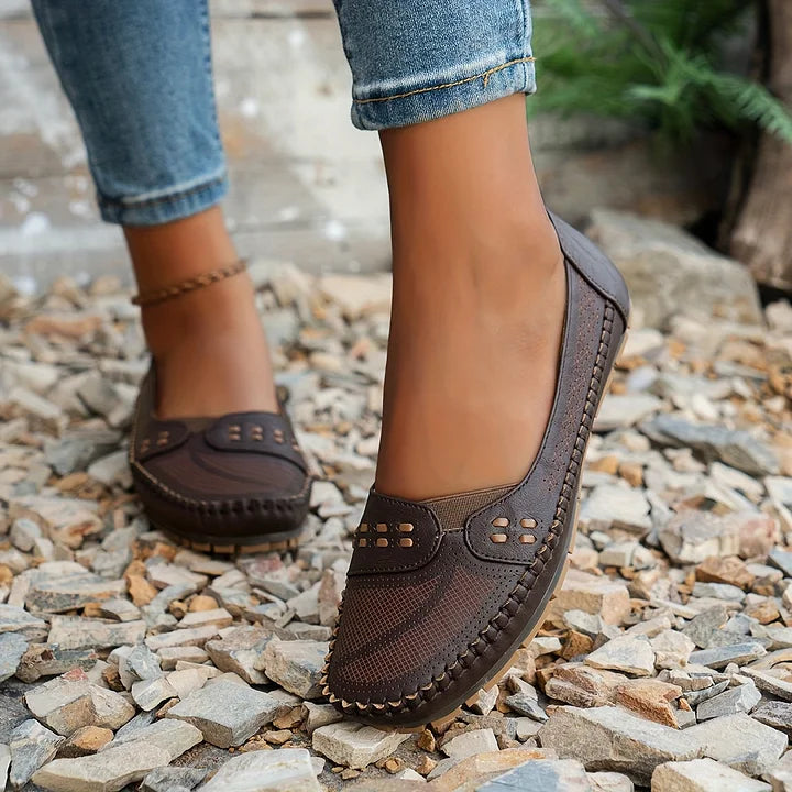 Comfort Slip-On Flats – Lightweight Breathable Everyday Shoes
