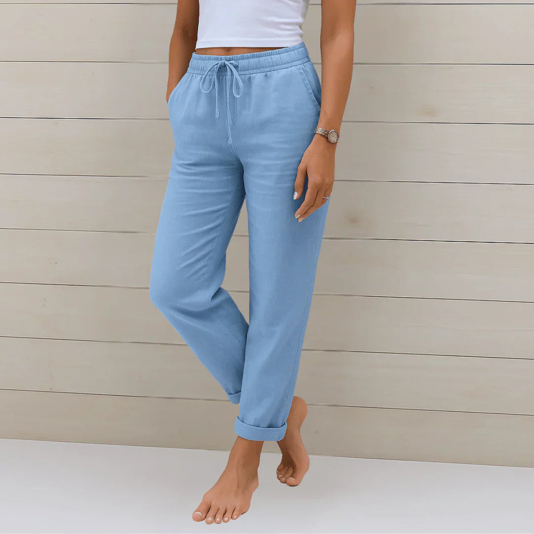 Lina Linen Pants – Lightweight & Timeless 🌿