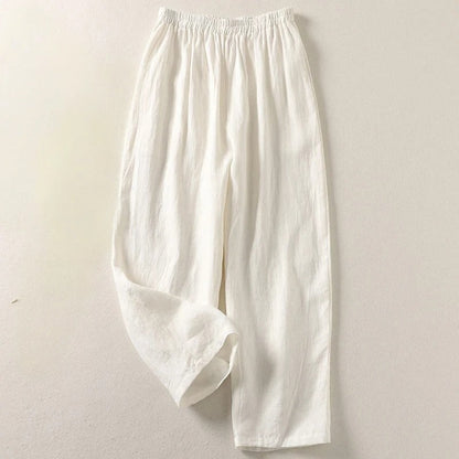 Amalia™ – Flowy Cotton and Linen Pants