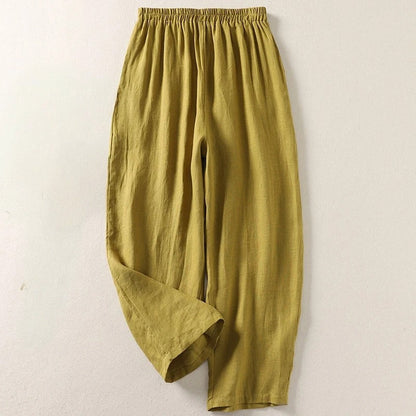 Amalia™ – Flowy Cotton and Linen Pants