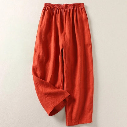 Amalia™ – Flowy Cotton and Linen Pants