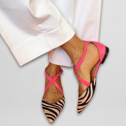 Pointed Slingback Flats – Chic Strappy Design for Everyday Elegance