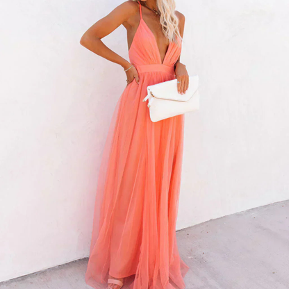 Aveline | Corail Maxi Dress