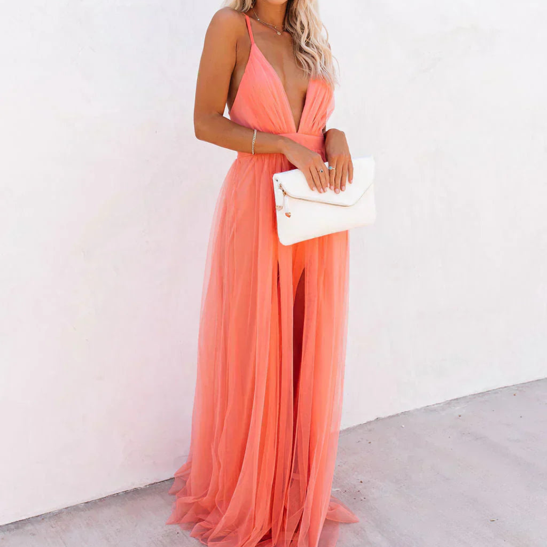 Aveline | Corail Maxi Dress