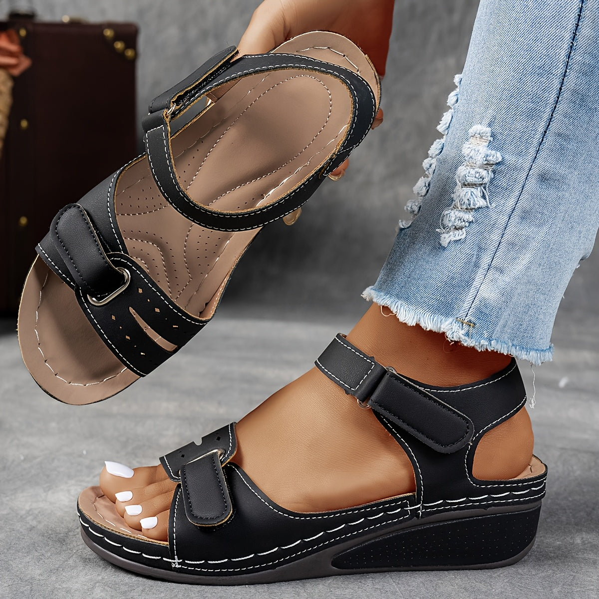 Women Comfort Sandals – Adjustable Straps & Lightweight Summer Style