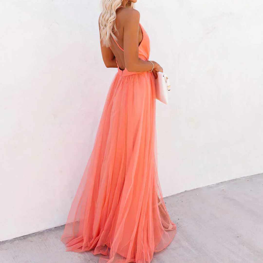 Aveline | Corail Maxi Dress