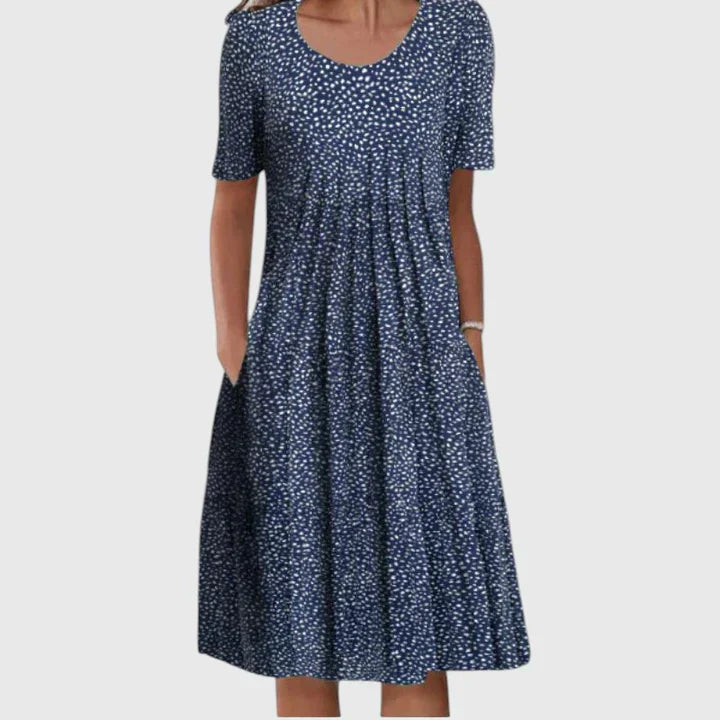 Women’s Floral Midi Dress – Lightweight & Effortlessly Chic