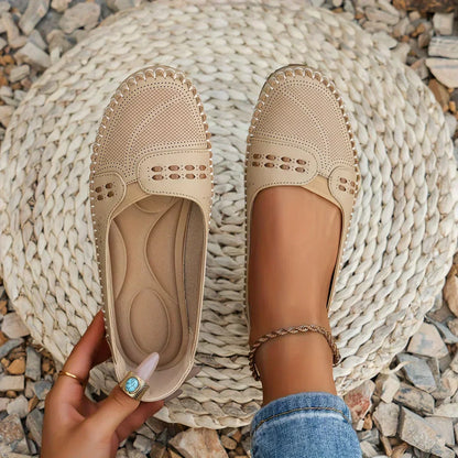 Comfort Slip-On Flats – Lightweight Breathable Everyday Shoes