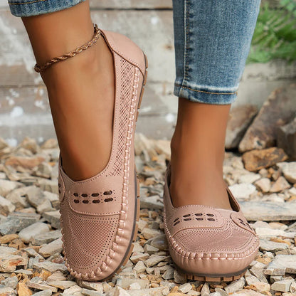 Comfort Slip-On Flats – Lightweight Breathable Everyday Shoes