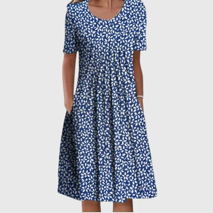 Women’s Floral Midi Dress – Lightweight & Effortlessly Chic
