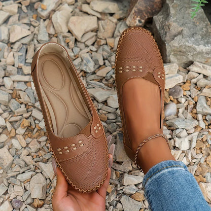 Comfort Slip-On Flats – Lightweight Breathable Everyday Shoes