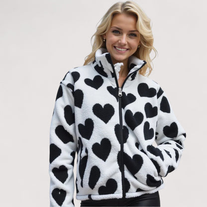Aveline | Reversible Heart Jacket