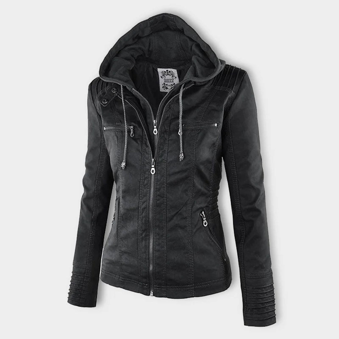Flavia | Elegant and Durable Leather Jacket