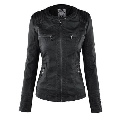 Flavia | Elegant and Durable Leather Jacket