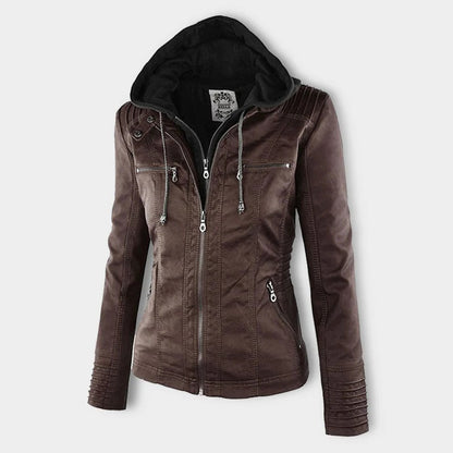Flavia | Elegant and Durable Leather Jacket