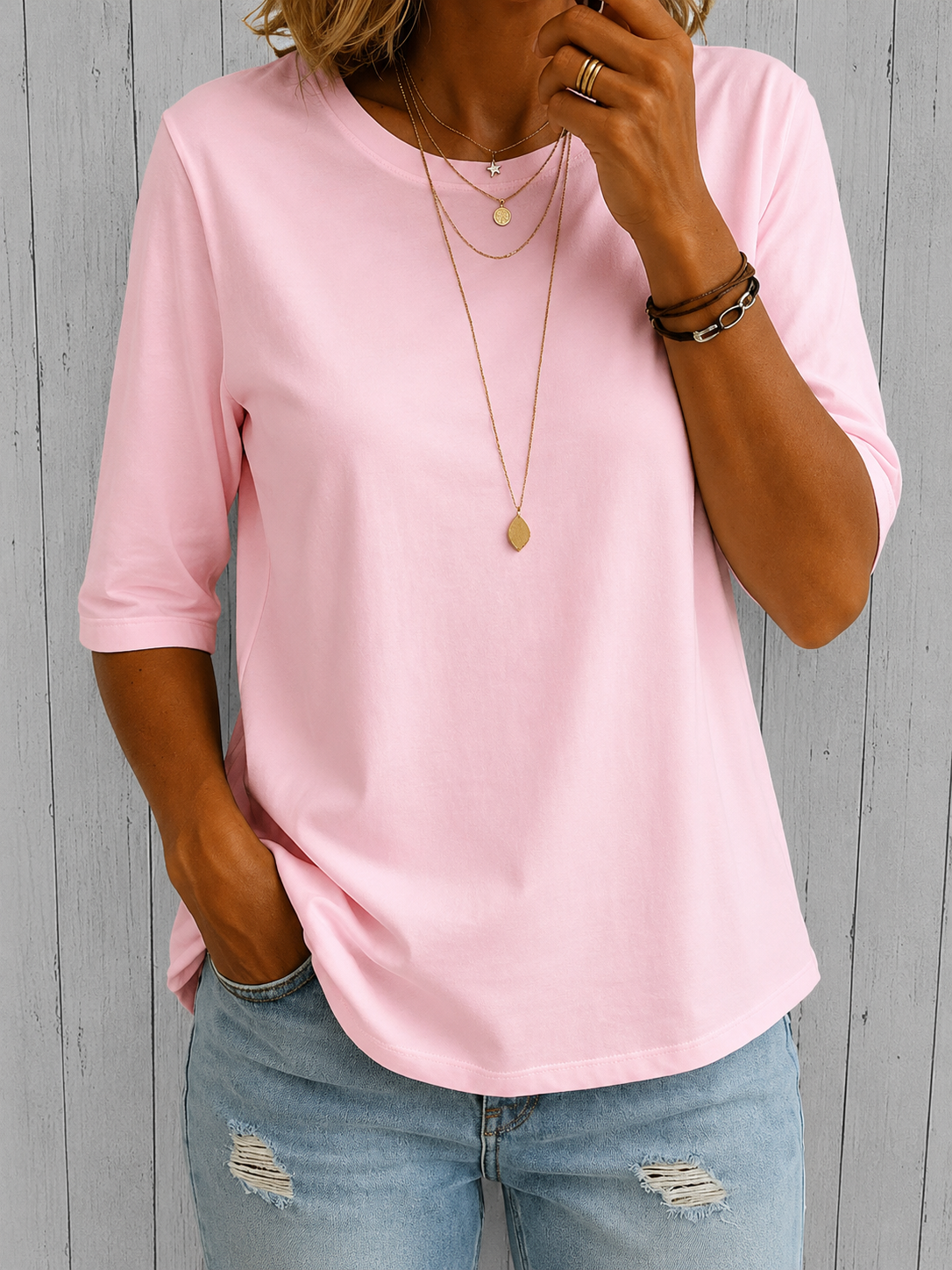 Women's Casual Oversized T-Shirt – Relaxed Everyday Fit