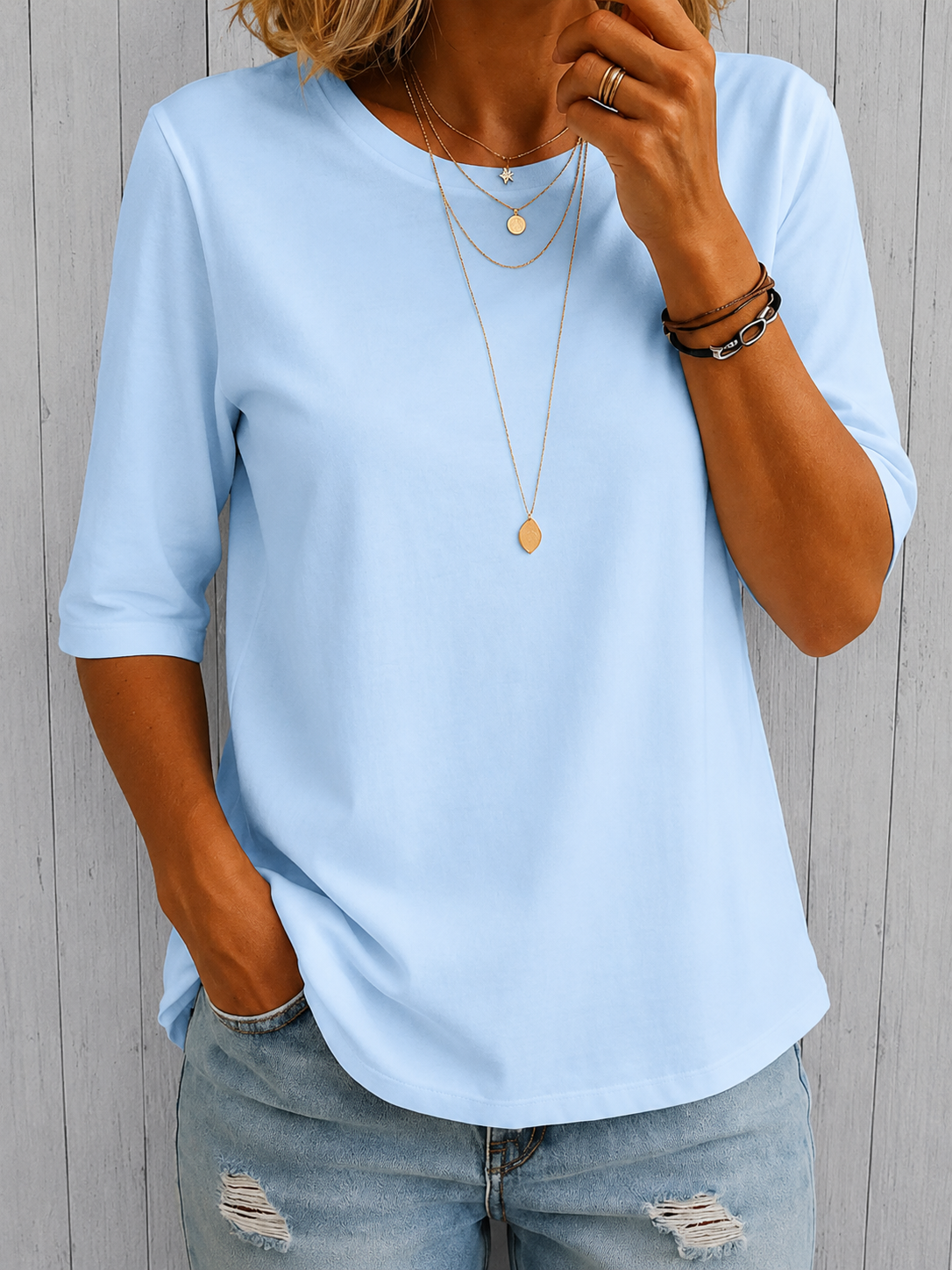 Women's Casual Oversized T-Shirt – Relaxed Everyday Fit
