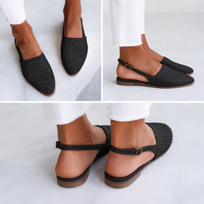 Aveline | Braided Loafers with Back Strap