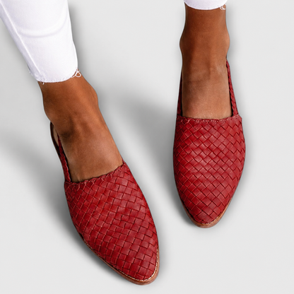 Aveline | Braided Loafers with Back Strap