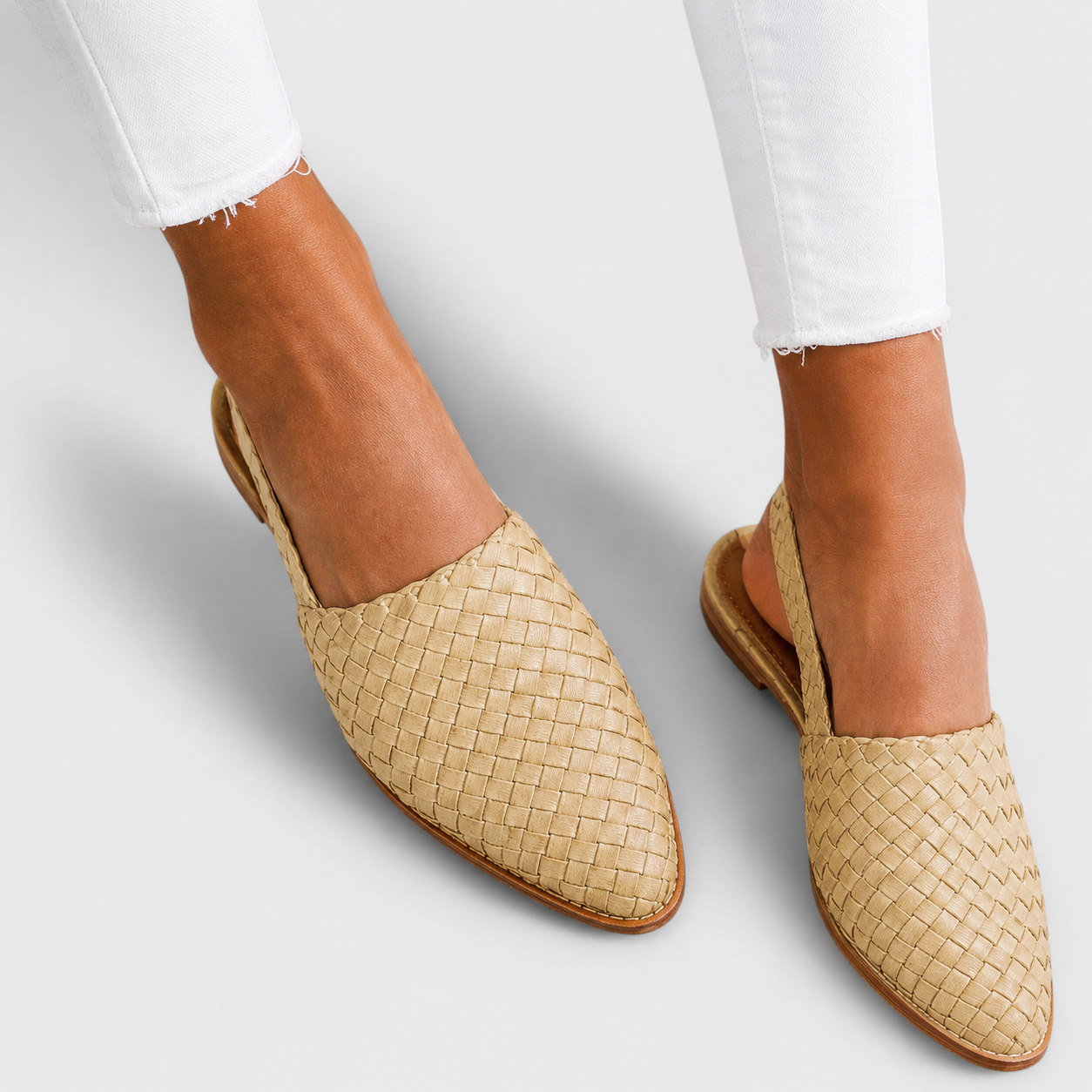 Aveline | Braided Loafers with Back Strap