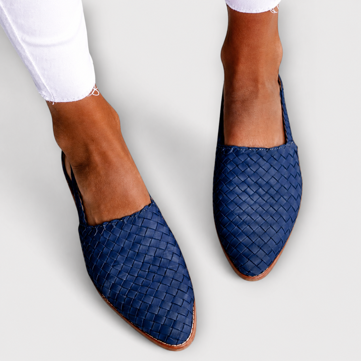 Aveline | Braided Loafers with Back Strap