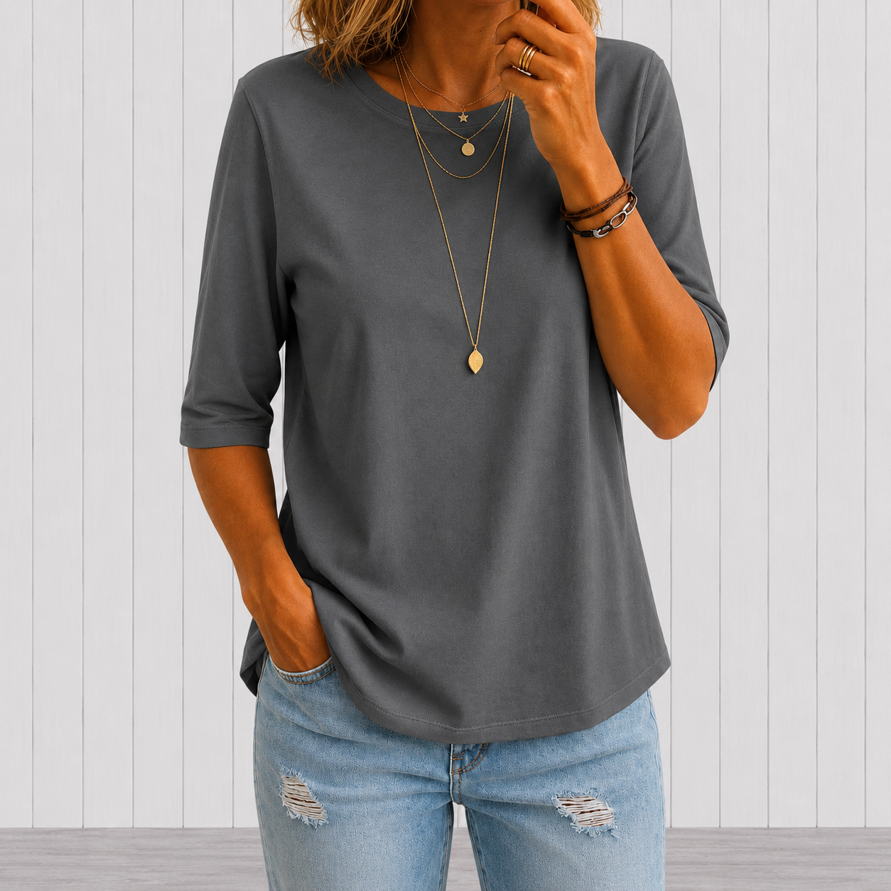 Women's Casual Oversized T-Shirt – Relaxed Everyday Fit