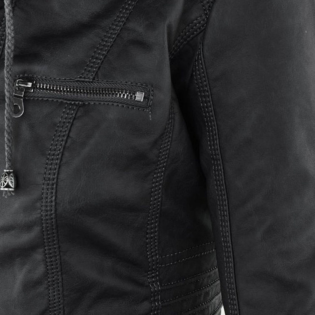 Flavia | Elegant and Durable Leather Jacket