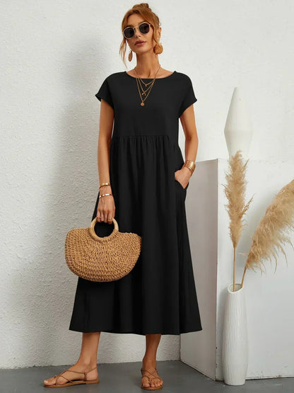 Sofia – An elegant, simple-cut dress
