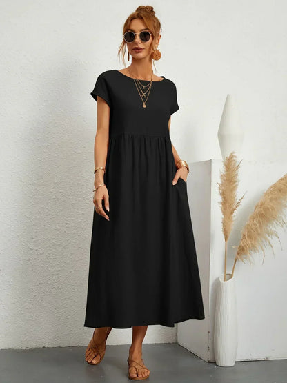 Sofia – An elegant, simple-cut dress