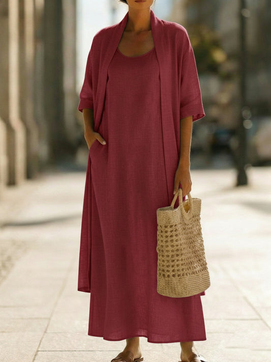 Bella™ | Effortless Linen-Cotton Two-Piece Set