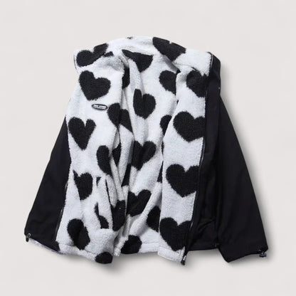 Aveline | Reversible Heart Jacket