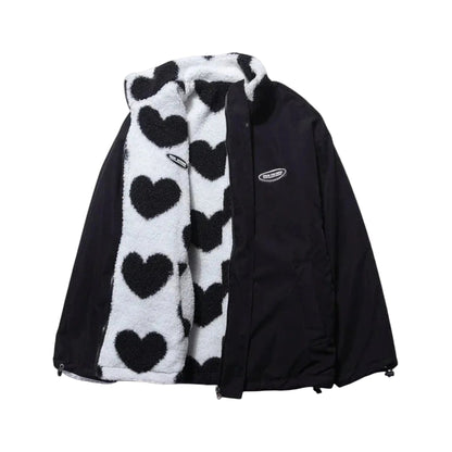 Aveline | Reversible Heart Jacket