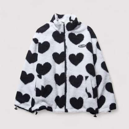Aveline | Reversible Heart Jacket