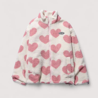 Aveline | Reversible Heart Jacket
