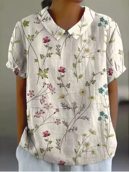Floral Breeze Summer Shirt – Lightweight Casual Button-Up