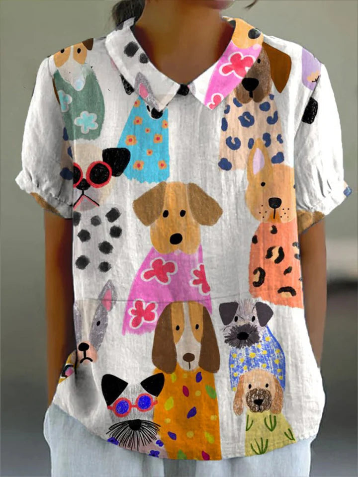 Floral Breeze Summer Shirt – Lightweight Casual Button-Up