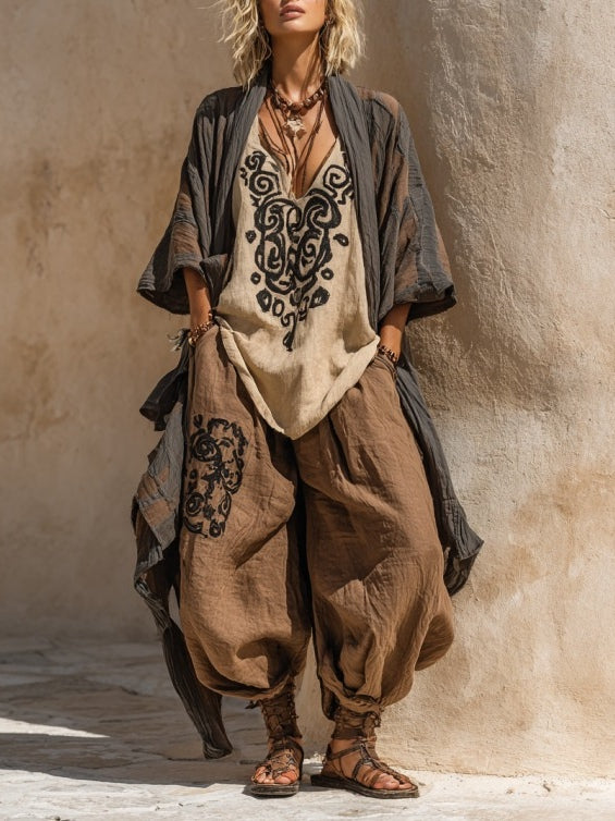 Laura - Three-Piece Bohemian Nomad Art Set