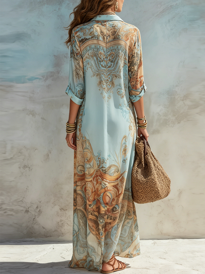 Lorna | “Mediterraneo” Shirt Dress