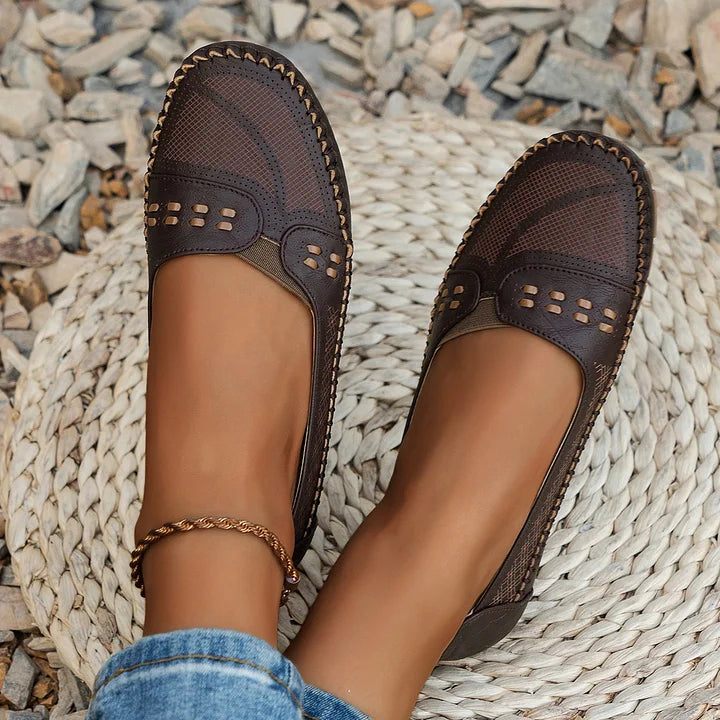 Comfort Slip-On Flats – Lightweight Breathable Everyday Shoes