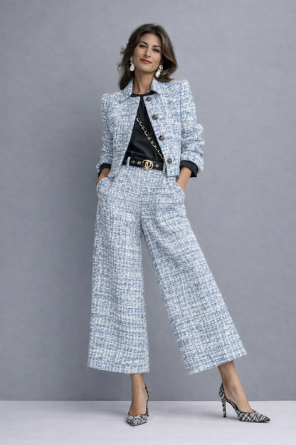 Aveline | Tweed Set for Cooler Days