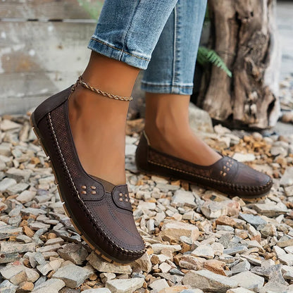 Comfort Slip-On Flats – Lightweight Breathable Everyday Shoes