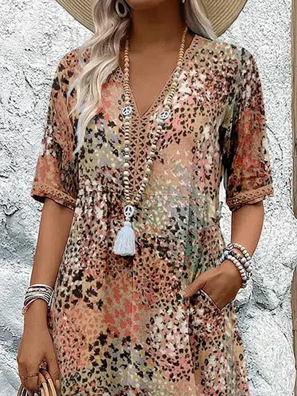 VERONICA | VIBRANT MIDI DRESS