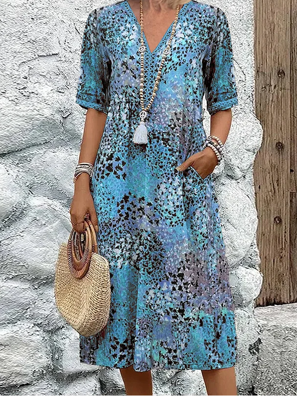 VERONICA | VIBRANT MIDI DRESS