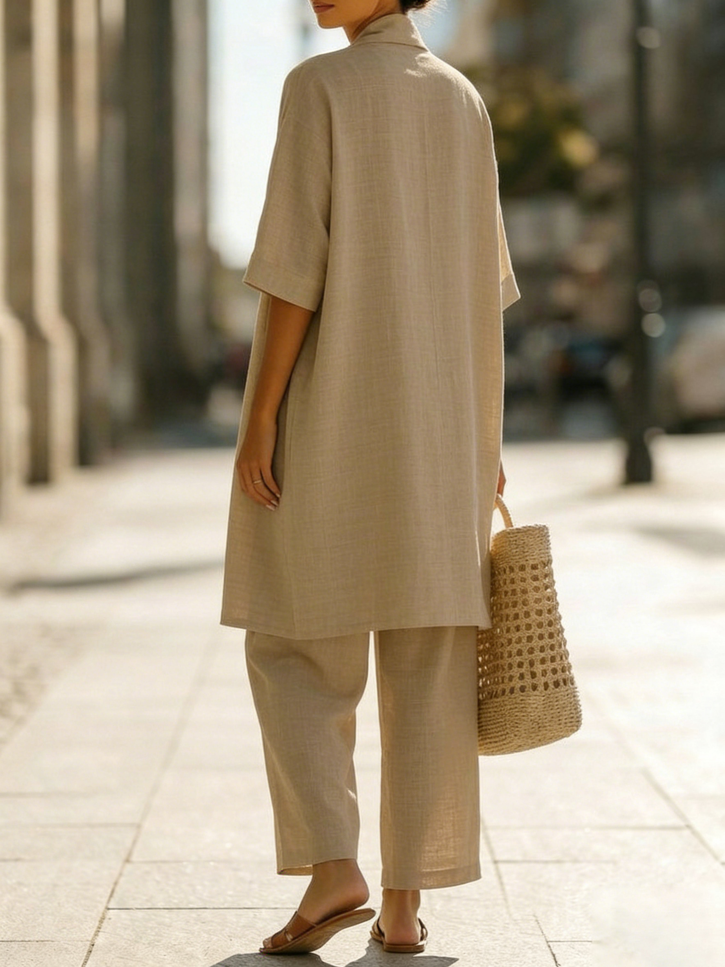 Olivia™ | Effortless Linen-Cotton Three-Piece Set