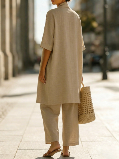Olivia™ | Effortless Linen-Cotton Three-Piece Set