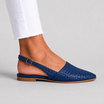 Aveline | Braided Loafers with Back Strap